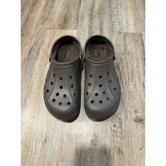 Crocs Mens Baya Lined Clog Sandal Size 11 - Picture 1 of 10